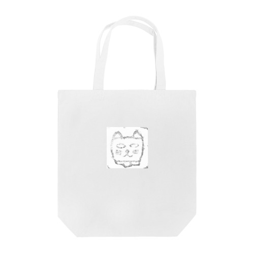 CAT FACE stamp Tote Bag