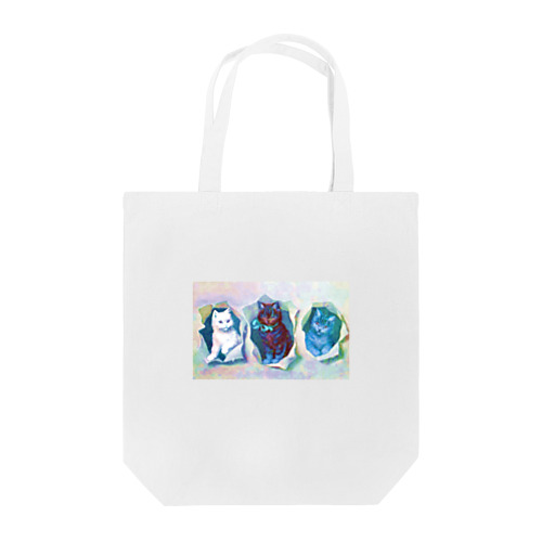 3匹の猫 Tote Bag