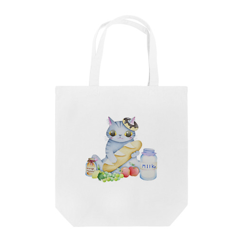 お買い物猫 Tote Bag