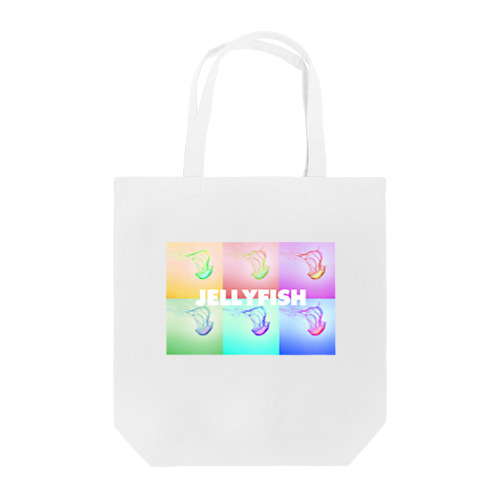 JELLYFISH POP ART(クラゲポップアート) グラデーション Tote Bag