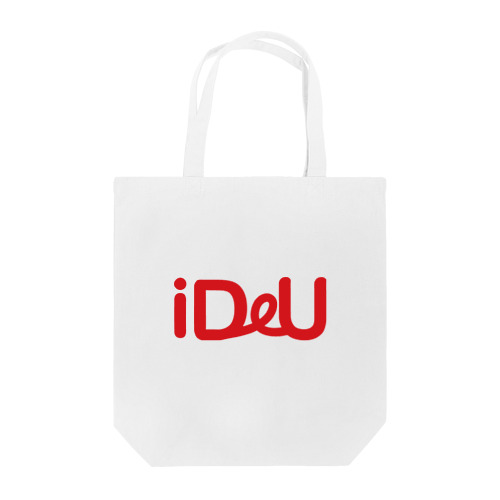 iDeU One-Point（テキスト赤） Tote Bag