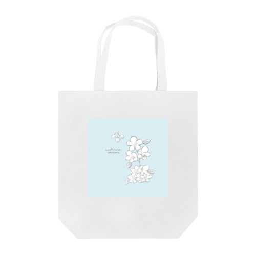 sakuraましまろう（ブルー）  Tote Bag