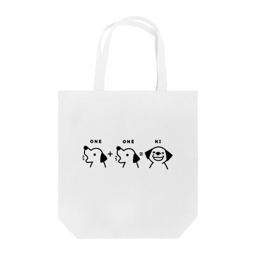 1+1=2 Tote Bag