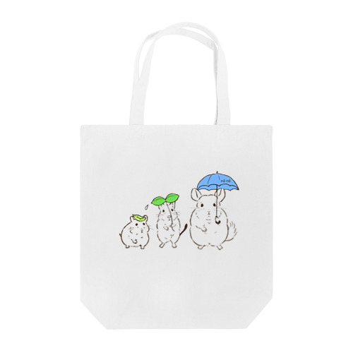 雨の日の小動物 Tote Bag