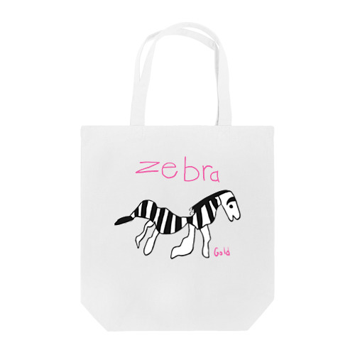 幸せのZebraくん Tote Bag