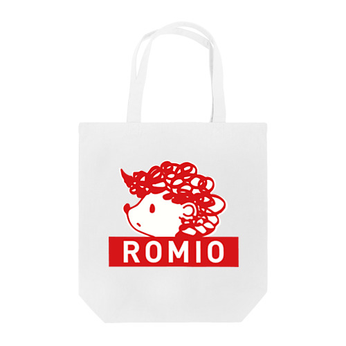 赤ロゴのROMIO トートバッグ