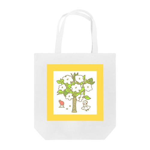 ガーデニア　黄支子色 Tote Bag