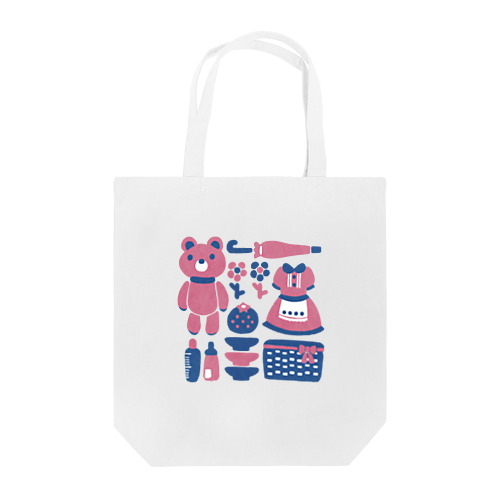 お出かけセット(ガーリー) Tote Bag