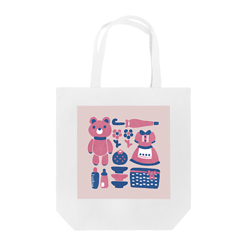 お出かけセット(ガーリー) Tote Bag