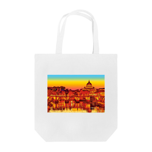 イタリア ローマの夕暮れ Tote Bag