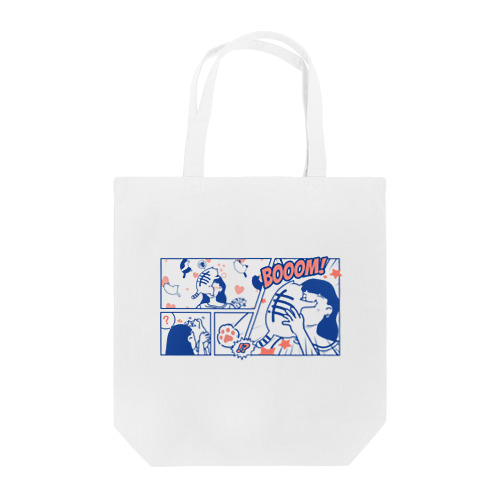 【フラハグ】４コマ漫画 Tote Bag