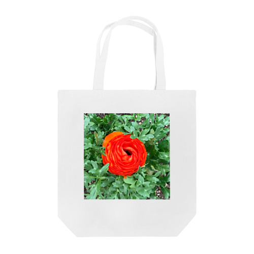 赤い花と水 Tote Bag