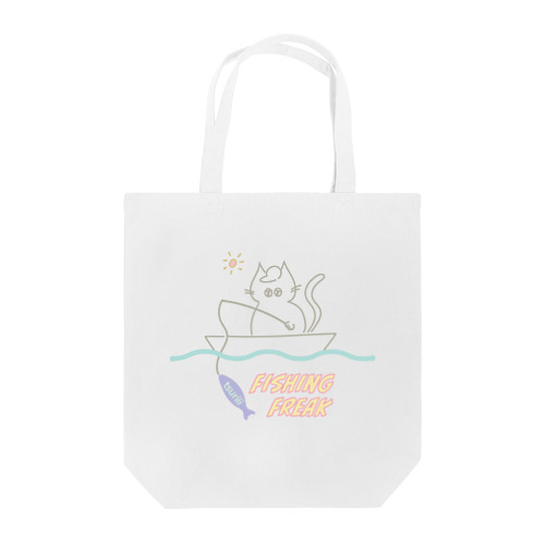 Fishing cat_daytime Tote Bag