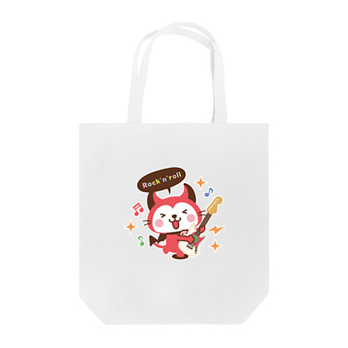 デビねこくん トートバッグ ロックンロール Tote Bag