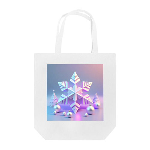 Xmas 雪の結晶 Tote Bag