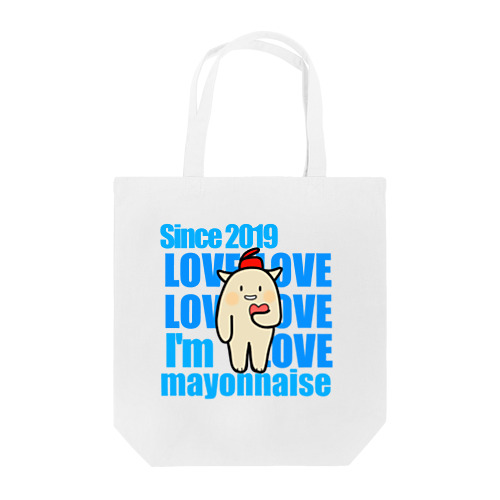 僕はマヨネーズ　アクエリブルー　 Tote Bag