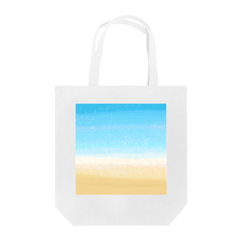 海と砂浜 トートバッグ