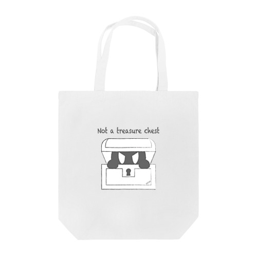 トレジャーミミック(モノクロ) Tote Bag