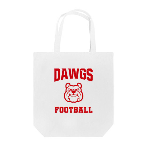 DAWGS_RED トートバッグ