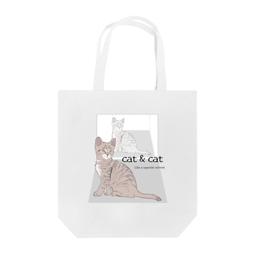 cat&cat Tote Bag