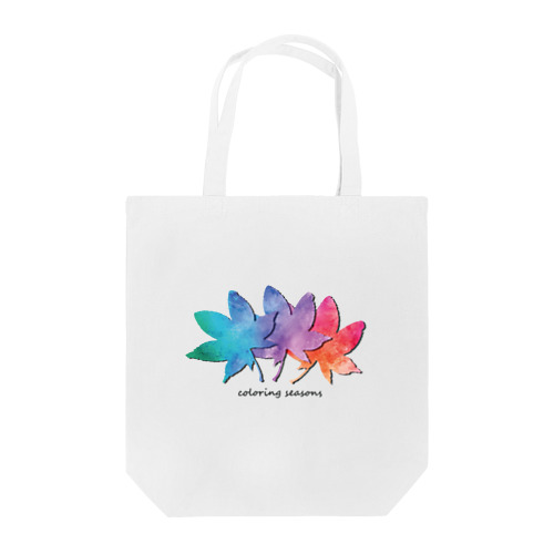 coloring seasons Tote Bag