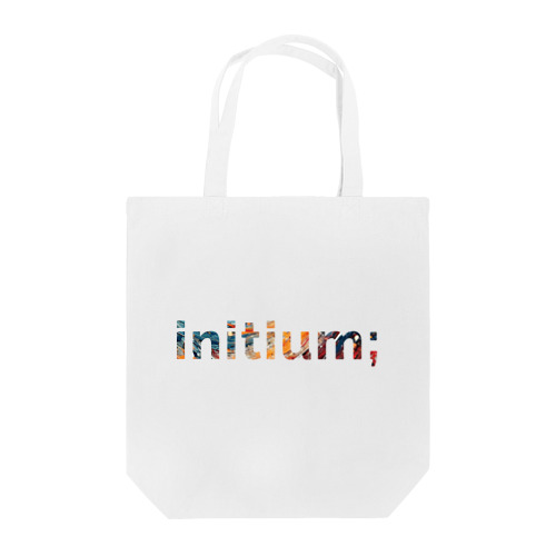 initium logo (8th) トートバッグ