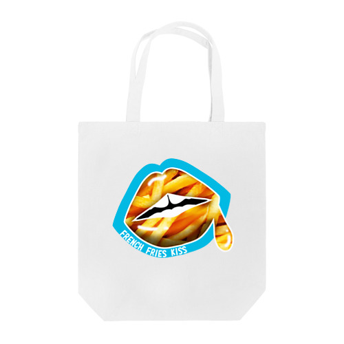 FRENCH FRIES KISS - BLUE Tote Bag