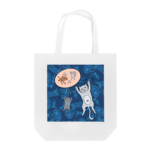 ベロベロねこ　おひるね Tote Bag