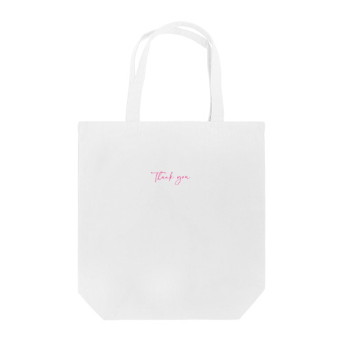 Thank you pink Tote Bag
