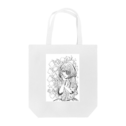 レースの眼帯女子 Tote Bag