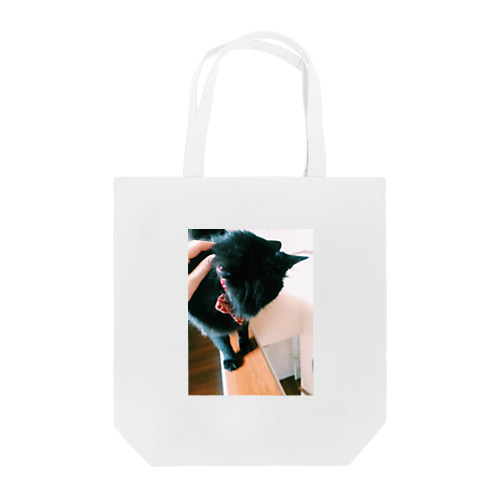 撫でられ黒猫シリーズ Tote Bag