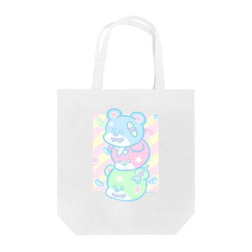 Sweet Bear Bear Bear Tote Bag