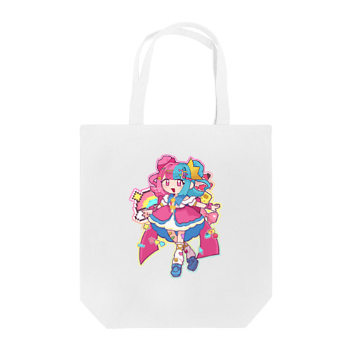 にじいろラデ子 Tote Bag