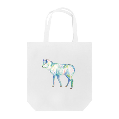 水彩カモシカ Tote Bag