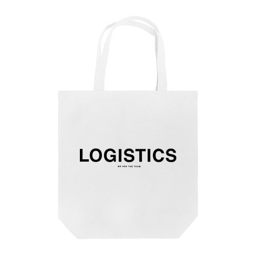 LOGISTICS BLACK LOGO トートバッグ