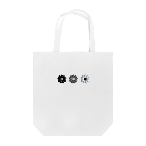 メタリック　お花　モノクロ　その2 Tote Bag