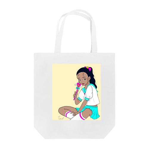 魔法使いの女の子 Tote Bag