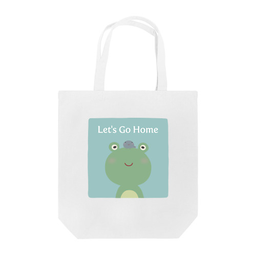 Let's Go Home トートバッグ