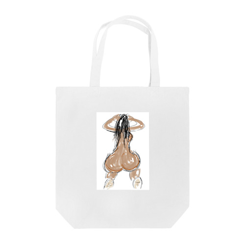 髪を洗う女性 Tote Bag