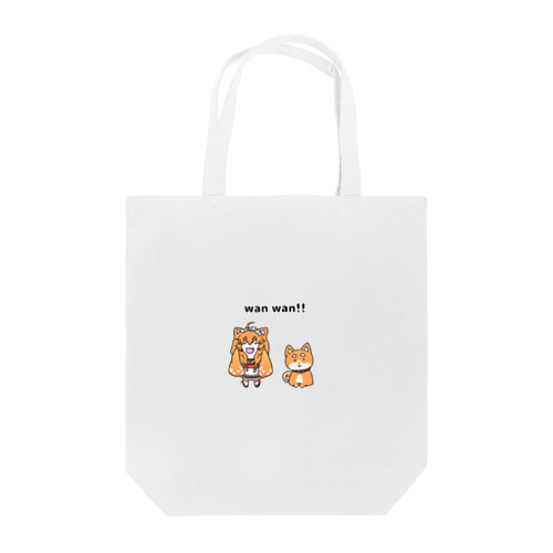 Wわんわん Tote Bag