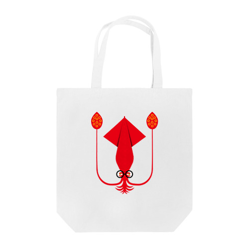 Red Squid Tote Bag