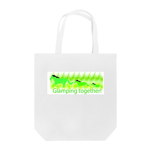 Glamping together! トートバッグ