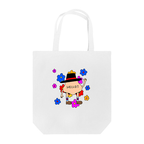 ハロー！NOSE MAN！flower ver. Tote Bag