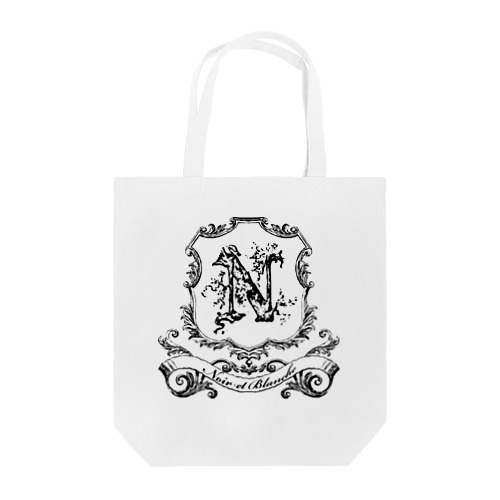 noir et blanche ブランドロゴ Tote Bag