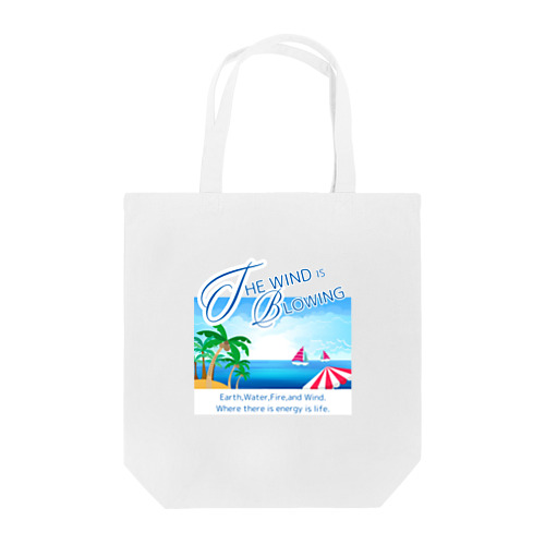 The wind is blowing. Tote Bag