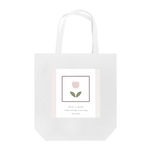 🍑 peach tulip* Tote Bag