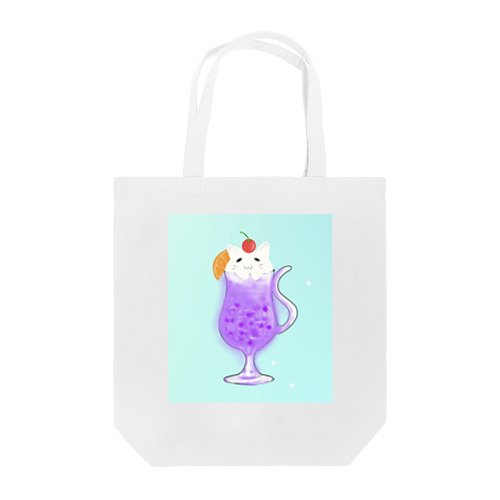 白猫クリームソーダ Tote Bag