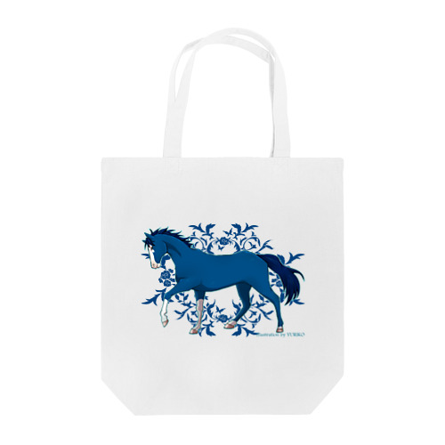 BLUE HORSE Tote Bag