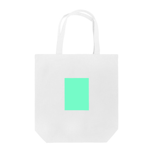 エメラルドグリーン　長方形 Tote Bag