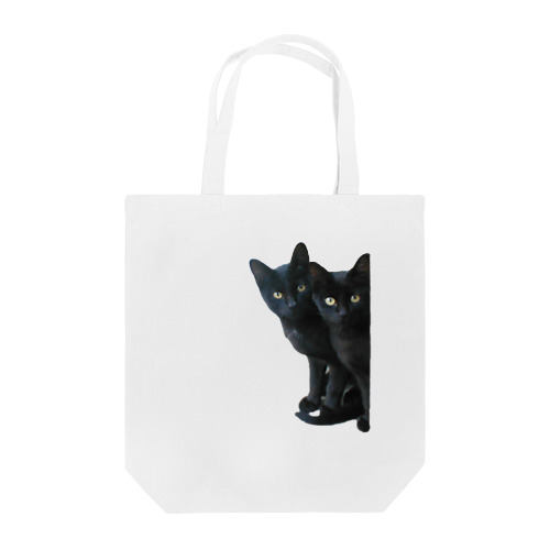 黒猫は見た Tote Bag